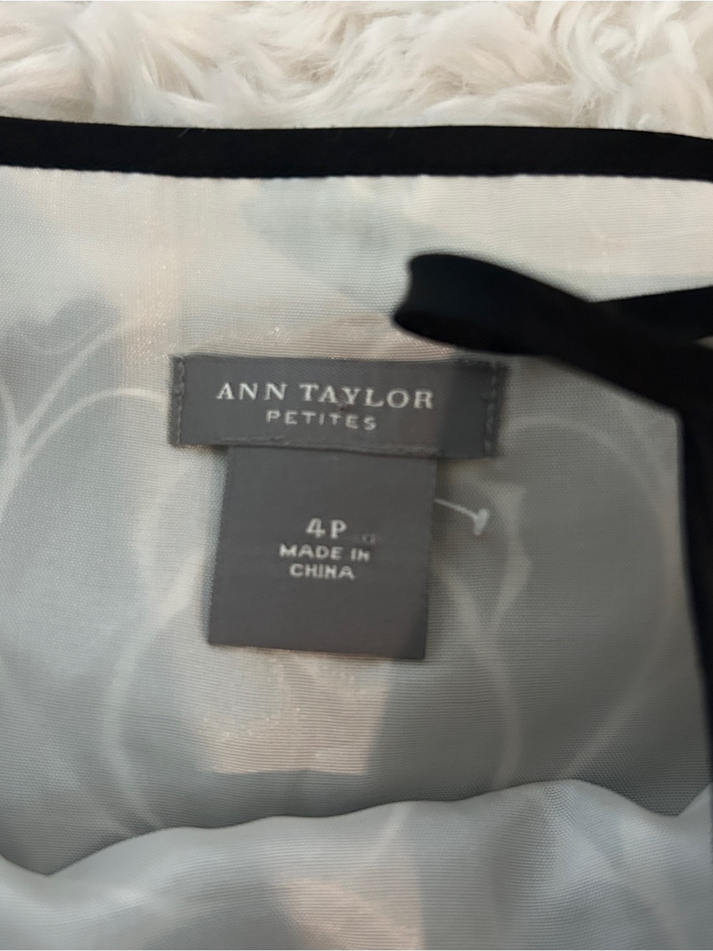 Vintage Fairycore Whimsigoth Black and White Ann Taylor Midi Dress - Picture 5 of 5